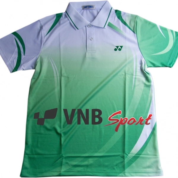 Áo cầu lông Yonex trắng xanh lá cây 36063