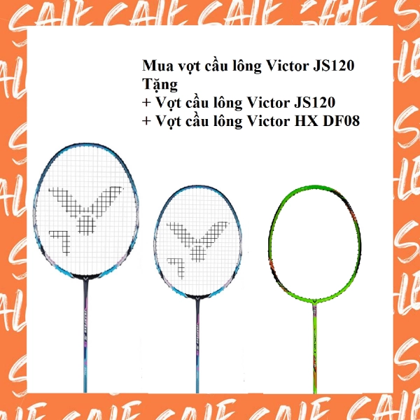 Combo mua vợt cầu lông Victor JS120 tặng vợt JS120+ vợt Hypernano DF08