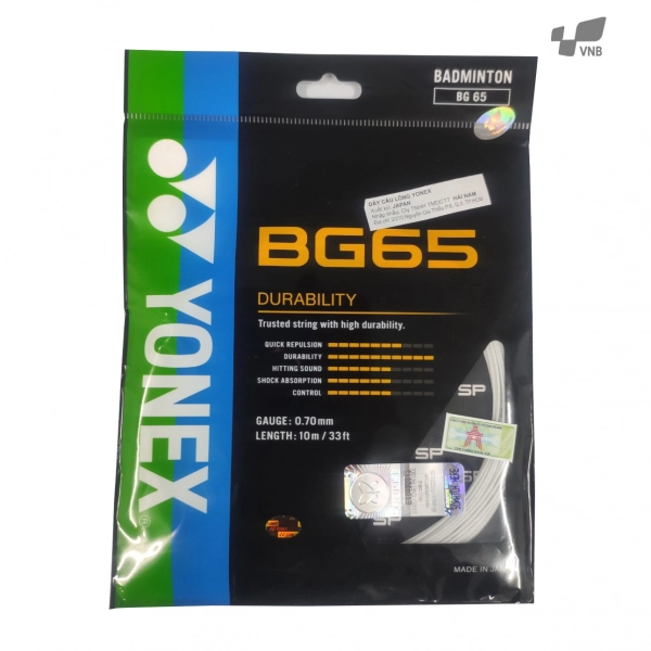 Dây cước căng vợt Yonex BG 65