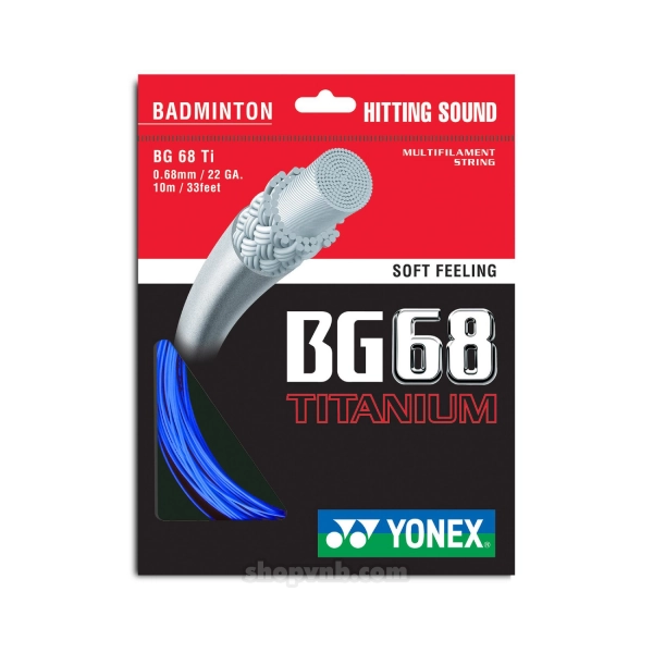 Dây cước căng vợt Yonex BG 68 Titanium