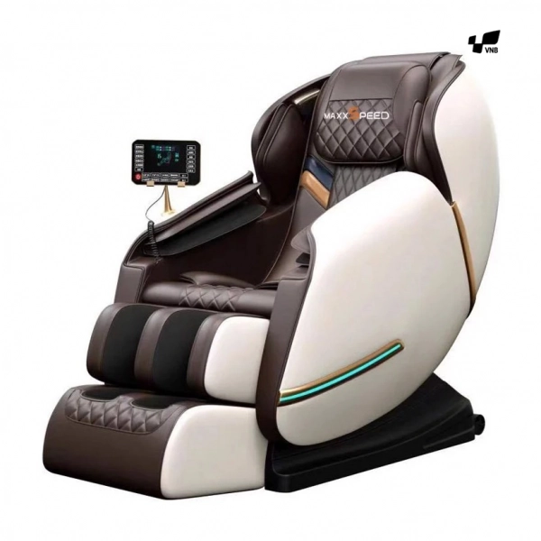 Ghế Massage Azaki Maxxspeed C350 - Trắng chính hãng