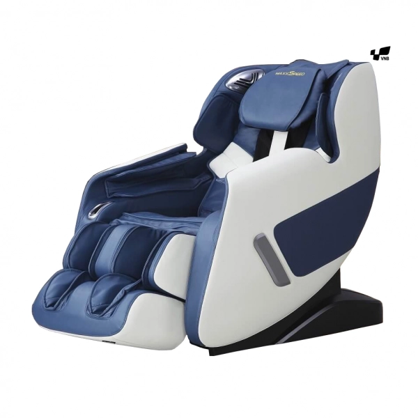 Ghế Massage Azaki Maxxspeed E550 - Trắng Xanh chính hãng