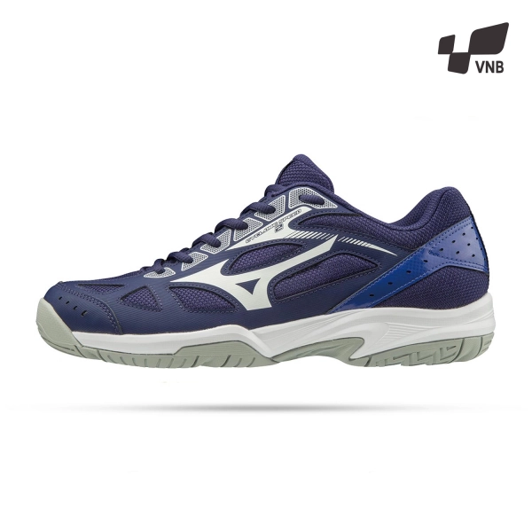 Giày cầu lông Mizuno Cyclone Speed 2 - Xanh trắng