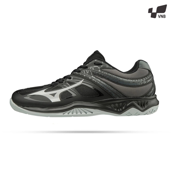 Giày cầu lông Mizuno Thunder Blade 2 - Đen bạc