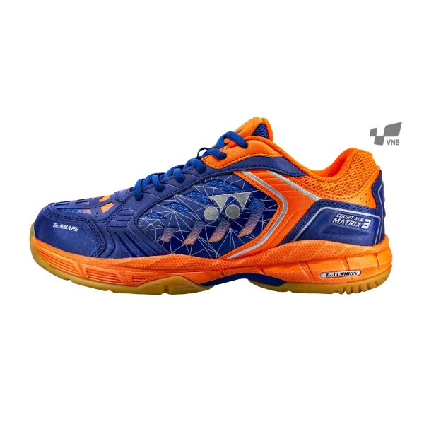 Giày cầu lông Yonex Court Ace Matrix 3 Xanh Dương Cam chính hãng