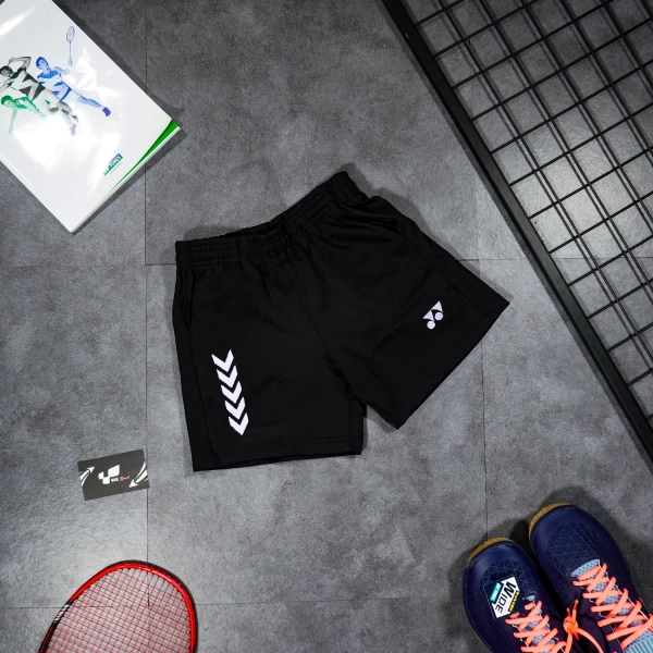 Quần cầu lông Yonex Q12 nữ - Đen Trắng