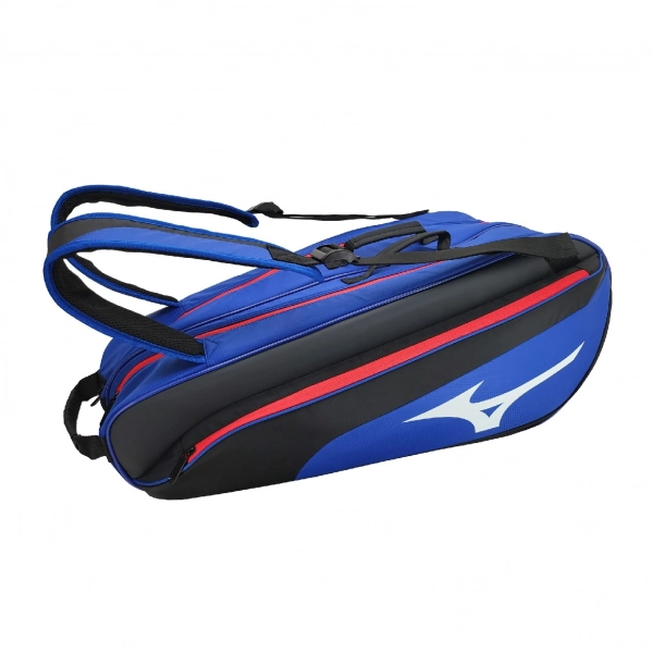 Túi cầu lông Mizuno 2Comp Bag - Đen xanh đỏ chính hãng