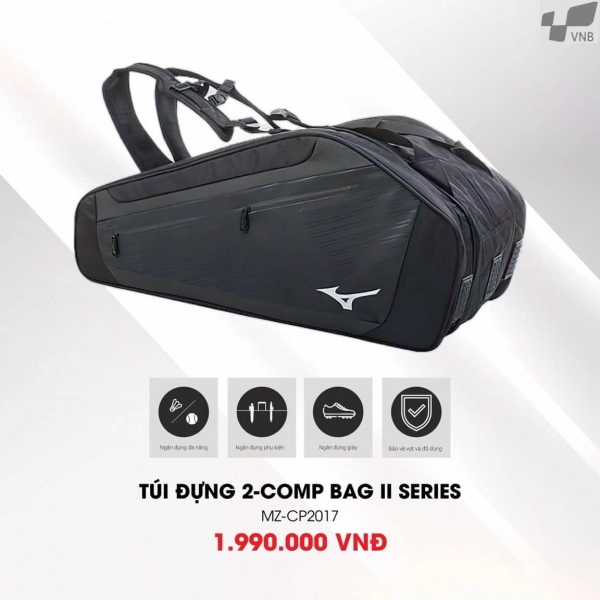 Túi Cầu Lông Mizuno COM BAG II SERIES chính hãng