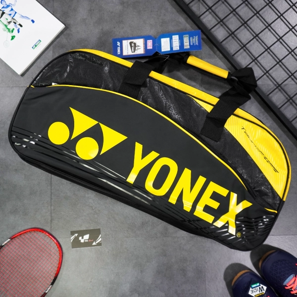 Túi cầu lông Yonex 9631MS BT6-S - Đen vàng - Logo vàng