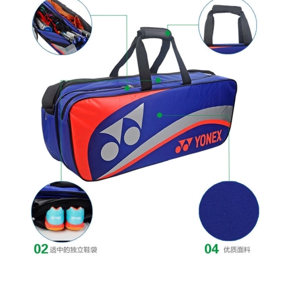 Túi vợt cầu lông Yonex BAG3726BCR Xanh Dương