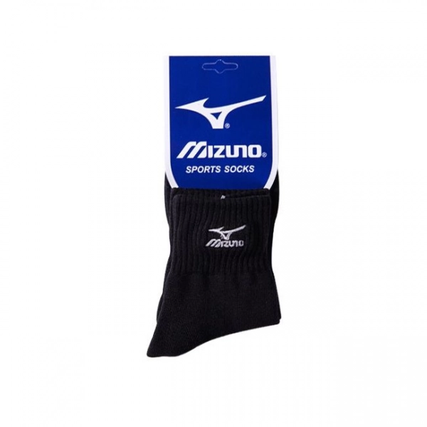 Vớ cầu lông Mizuno trơn dài - Đen