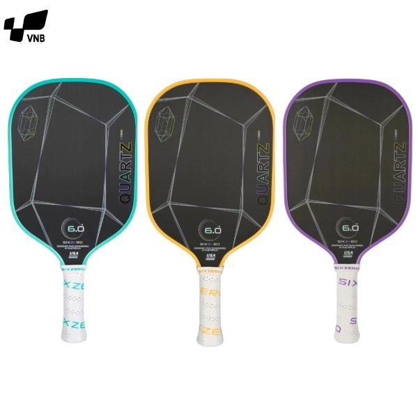 Vợt Pickleball Six Zero Quartz 15mm