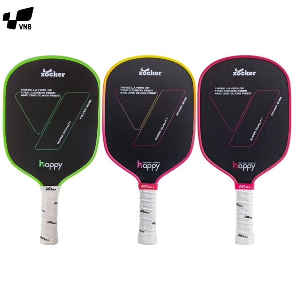 Vợt Pickleball Zocker Happy HP2 Super Quality
