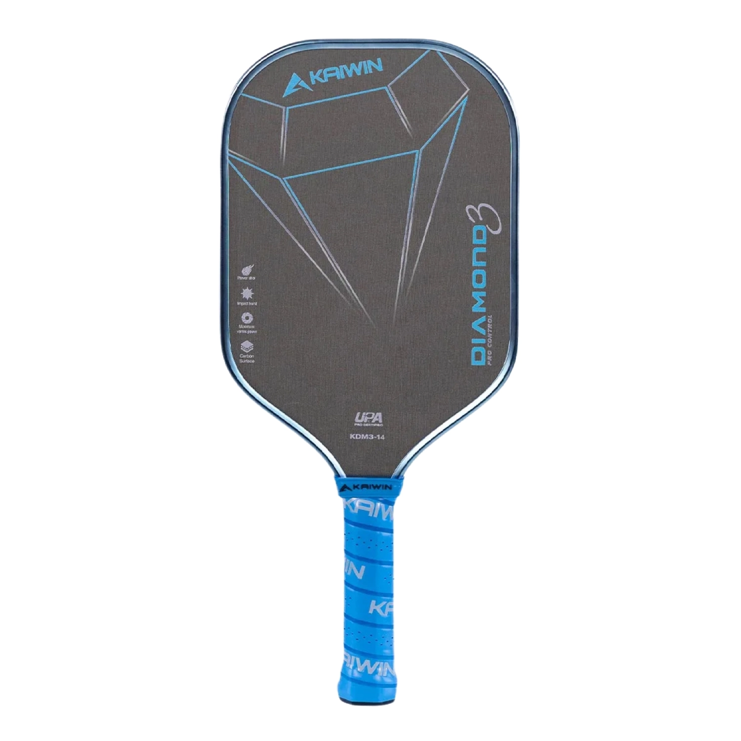 Vợt Pickleball Kaiwin Diamond Gen 3 14mm phiên bản Xanh coban