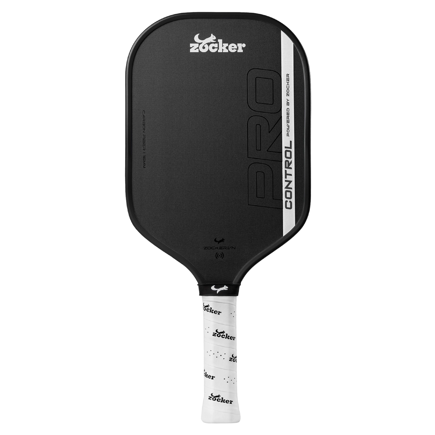 Vợt Pickleball Zocker Pro Control 16mm màu đen