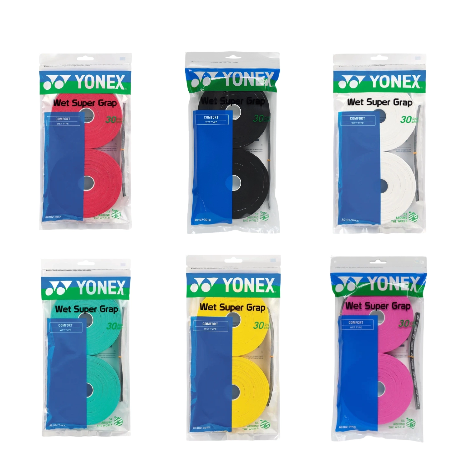 Quấn cán Yonex xịn AC102-30 EX (Túi 2 cuộn)
