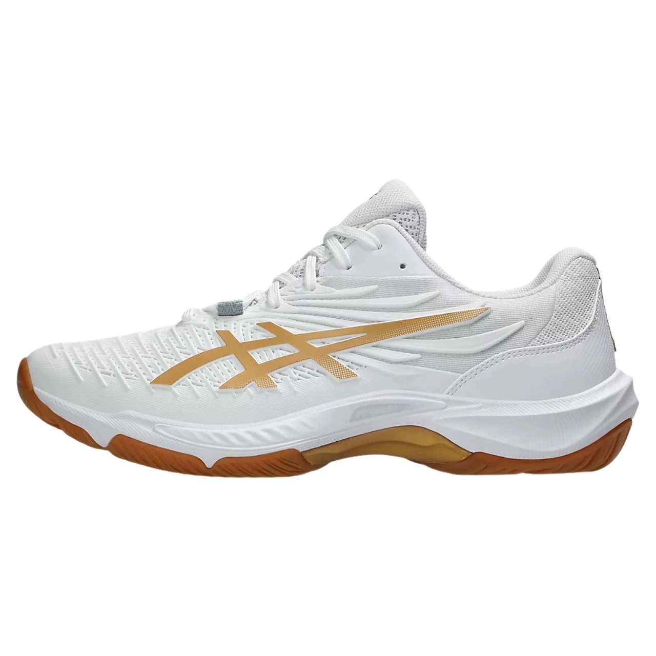 Giày cầu lông Asics Court Control FF 4 Wide - Trắng vàng chính hãng (1073A094.100)