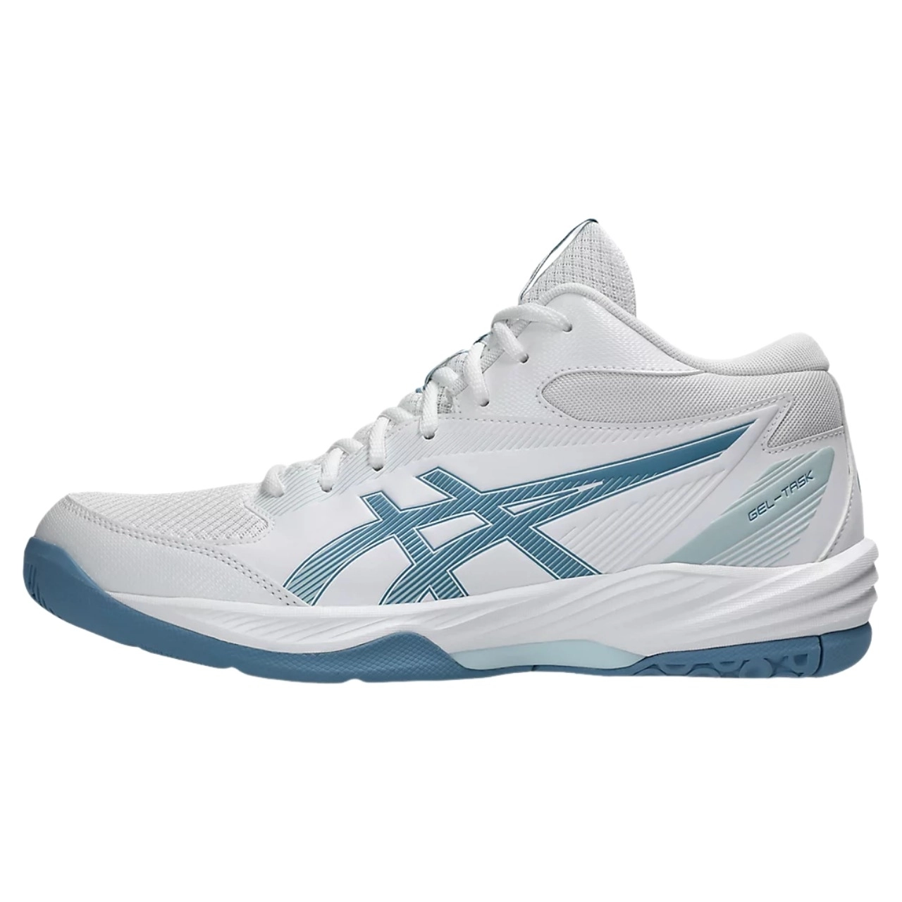 Giày cầu lông Asics Gel-Task MT 4 Men - Trắng xanh saba (1071A102.103)
