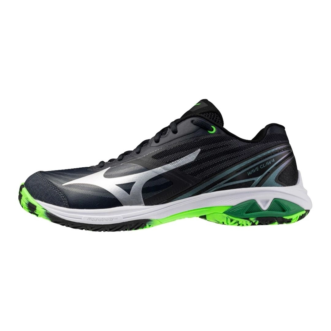 Giày cầu lông Mizuno Wave Claw 4 - Đen xanh chính hãng (71GA264303)