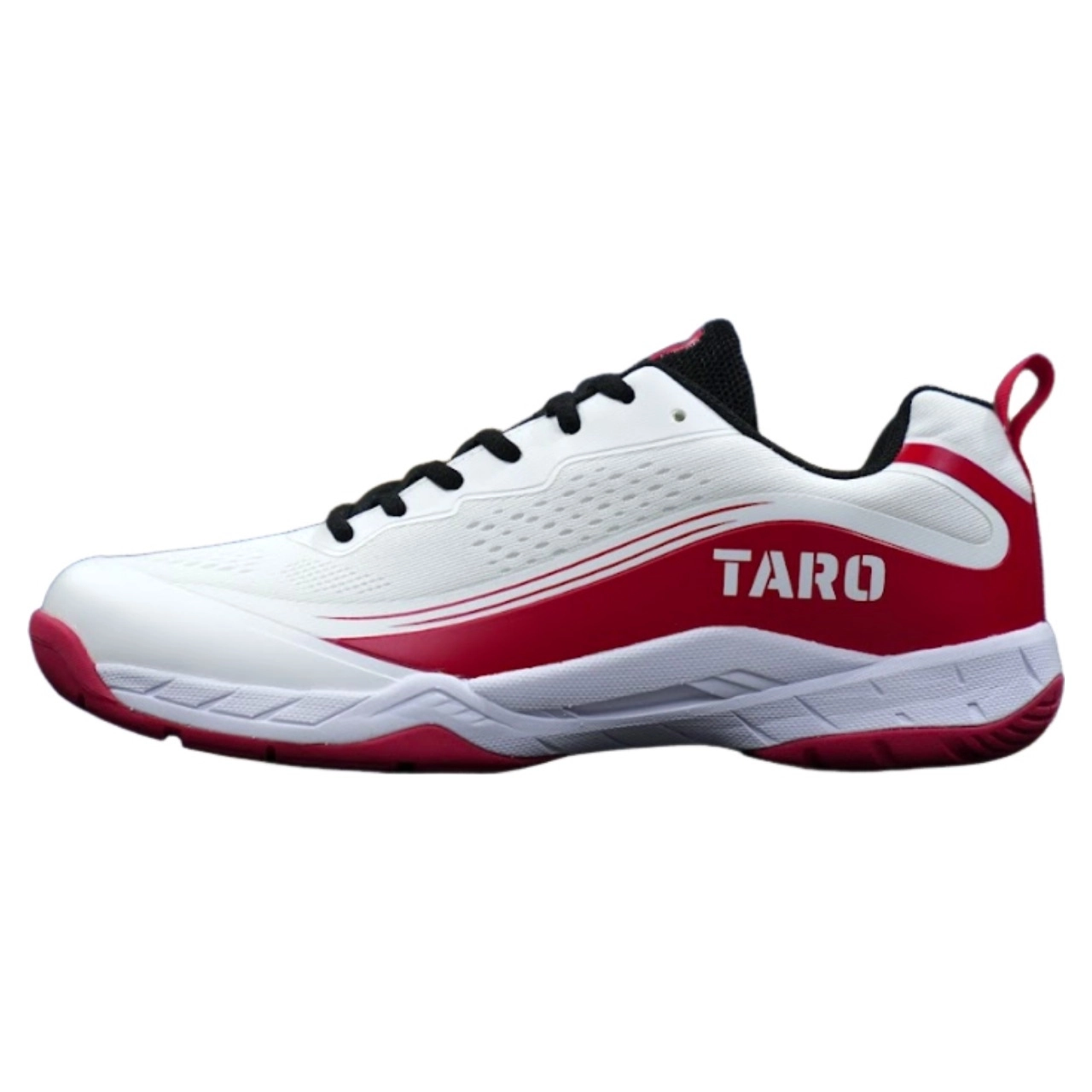 Giày cầu lông Taro TR025-1 - Trắng đỏ