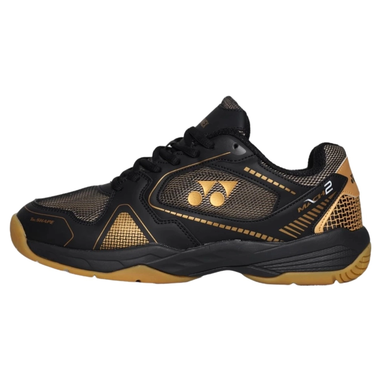 Giày cầu lông Yonex Mach 2 - Black/gold