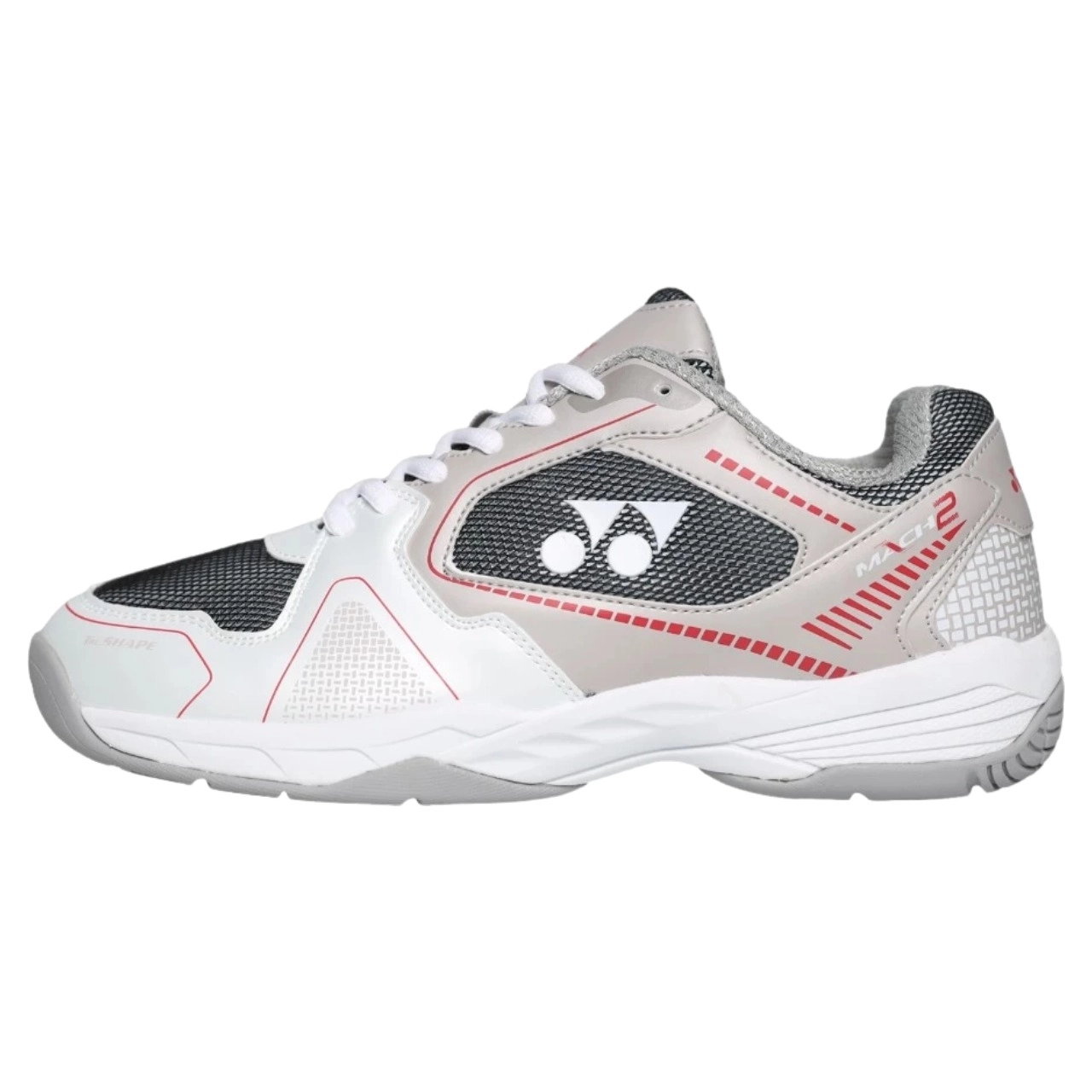 Giày cầu lông Yonex Mach 2 - White/grizzly 