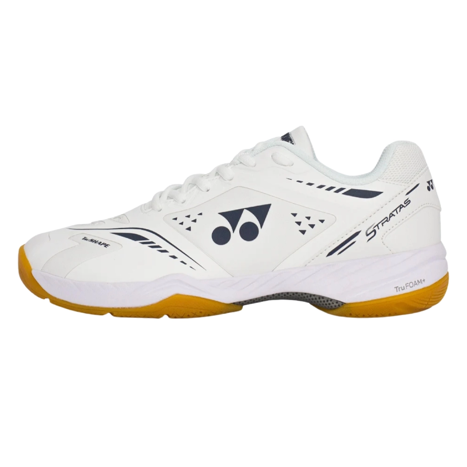 Giày cầu lông Yonex Stratas - White/Dark Indigo chính hãng