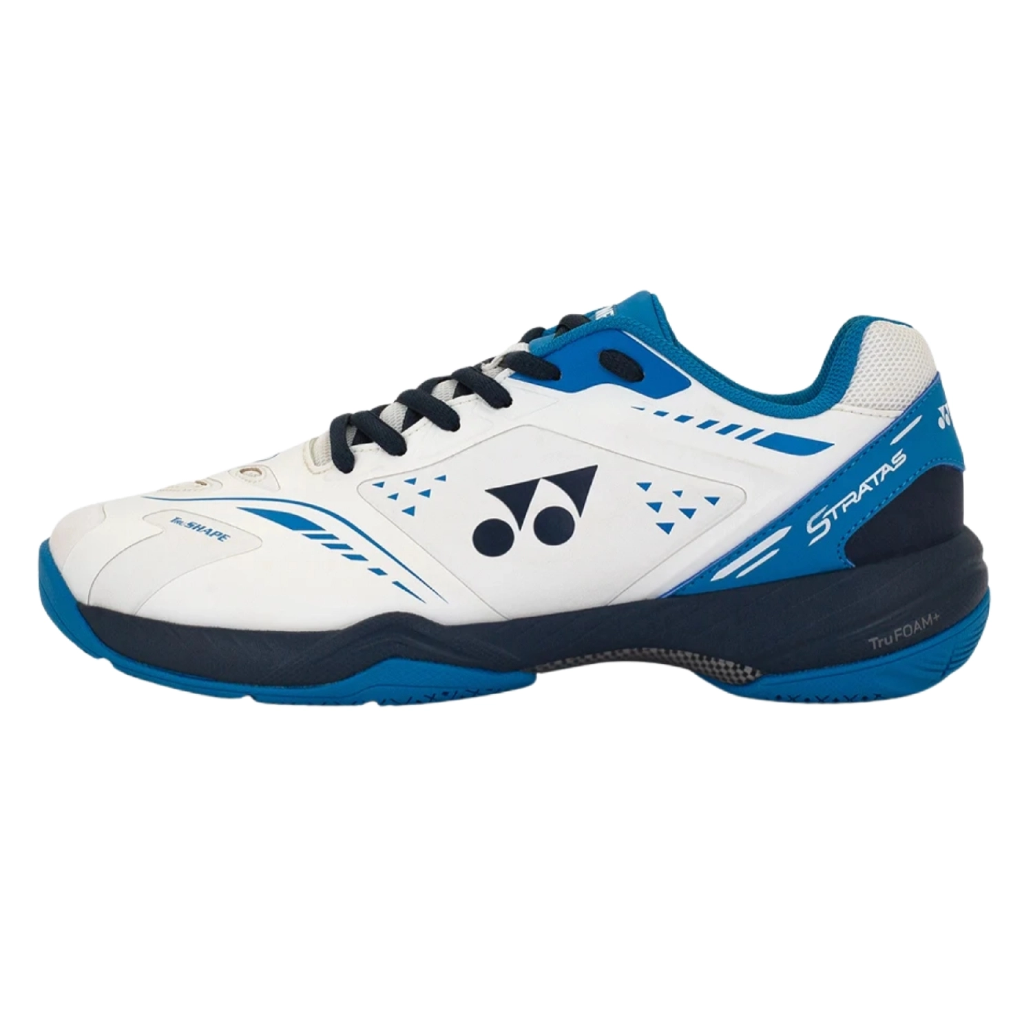 Giày cầu lông Yonex Stratas - White/Ocean Blue chính hãng