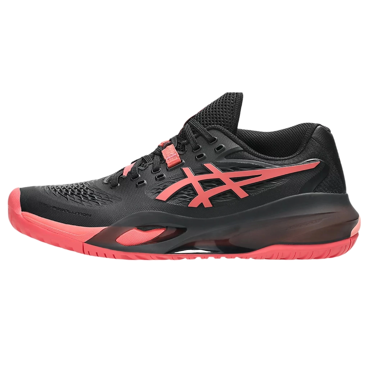 Giày Pickleball Asics Gel-Resolution X - Đen nâu đỏ chính hãng (1042A279.105)
