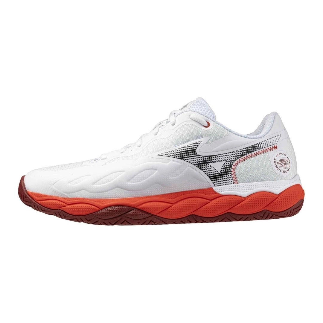 Giày Pickleball Mizuno Wave Enforce Court AC - Trắng đỏ (61GA243262)