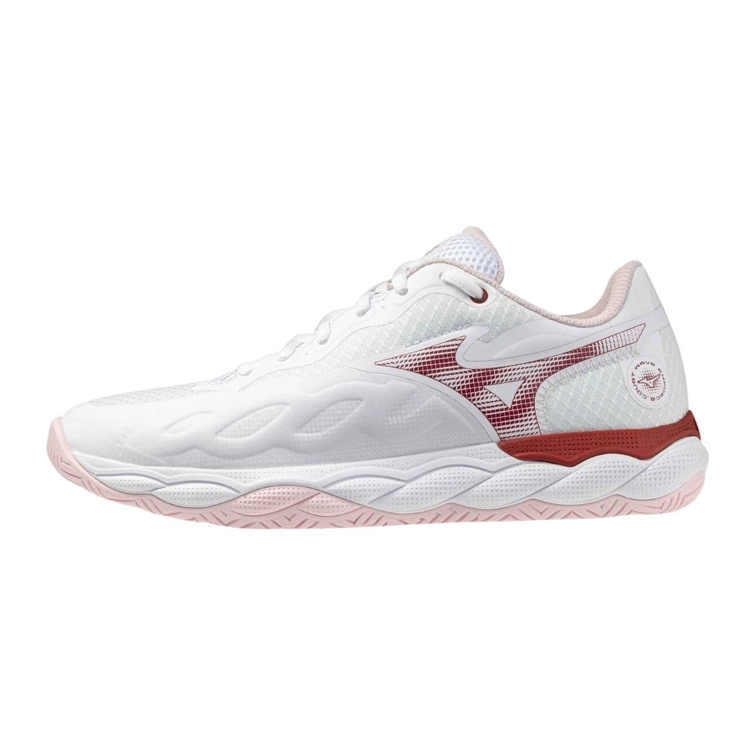 Giày Pickleball Mizuno Wave Enforce Court AC - Trắng hồng chính hãng (61GA243362)