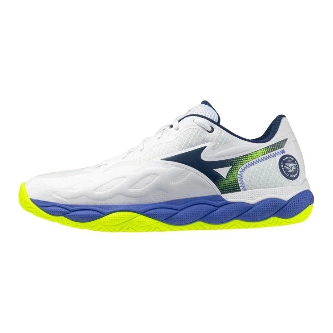 Giày Pickleball Mizuno Wave Enforce Court AC - Trắng xanh (61GA243220)