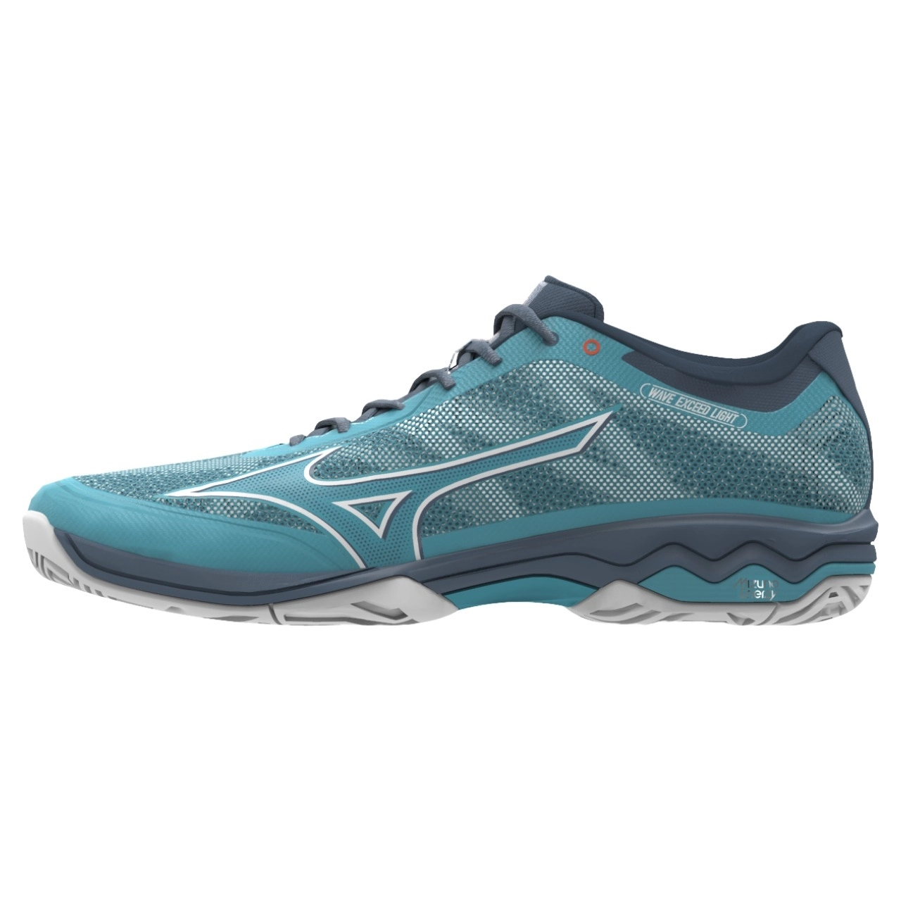 Giày tennis Mizuno Wave Exceed Light AC - Xanh trắng