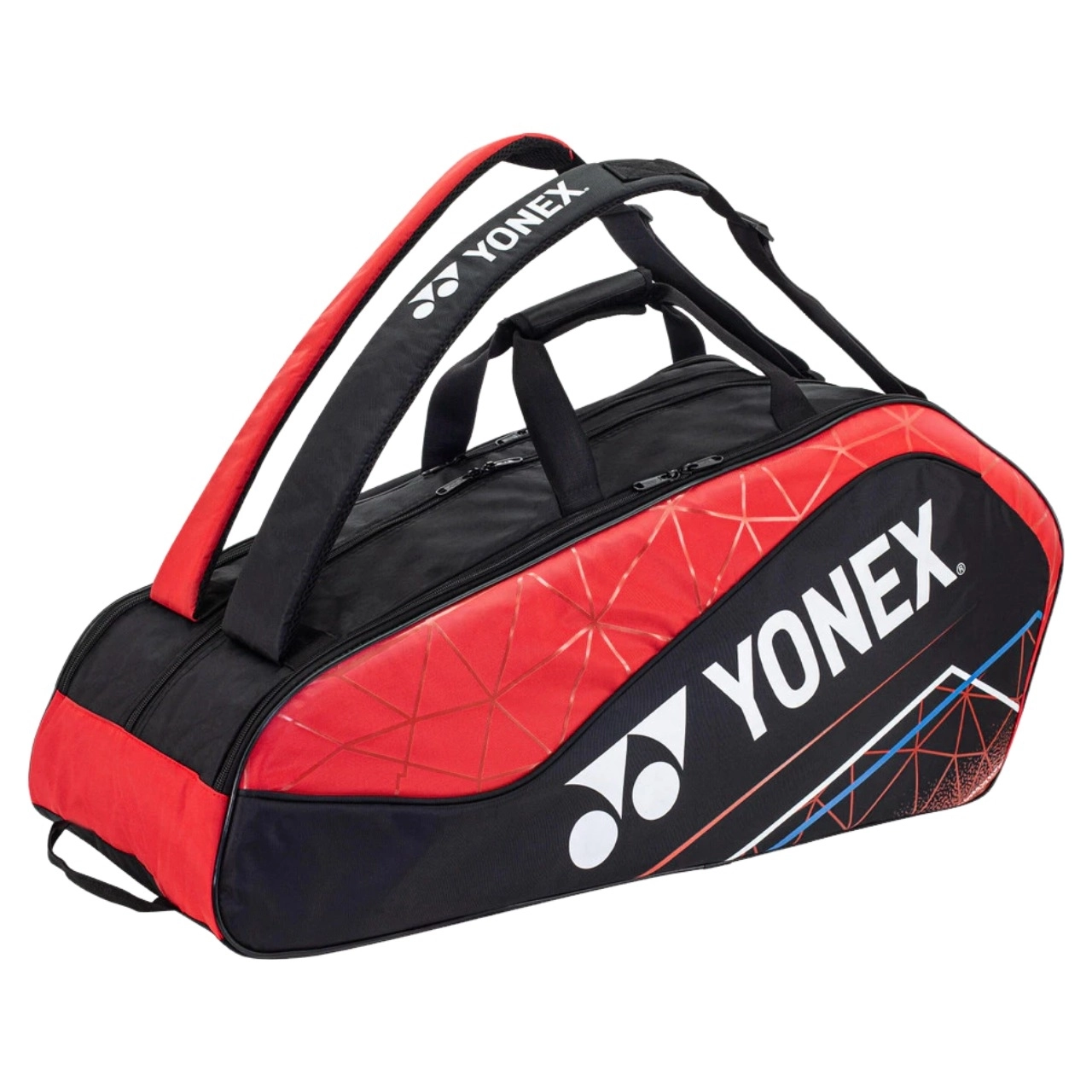Túi cầu lông Yonex BAG324B0129 - Jet Black/Poinciana