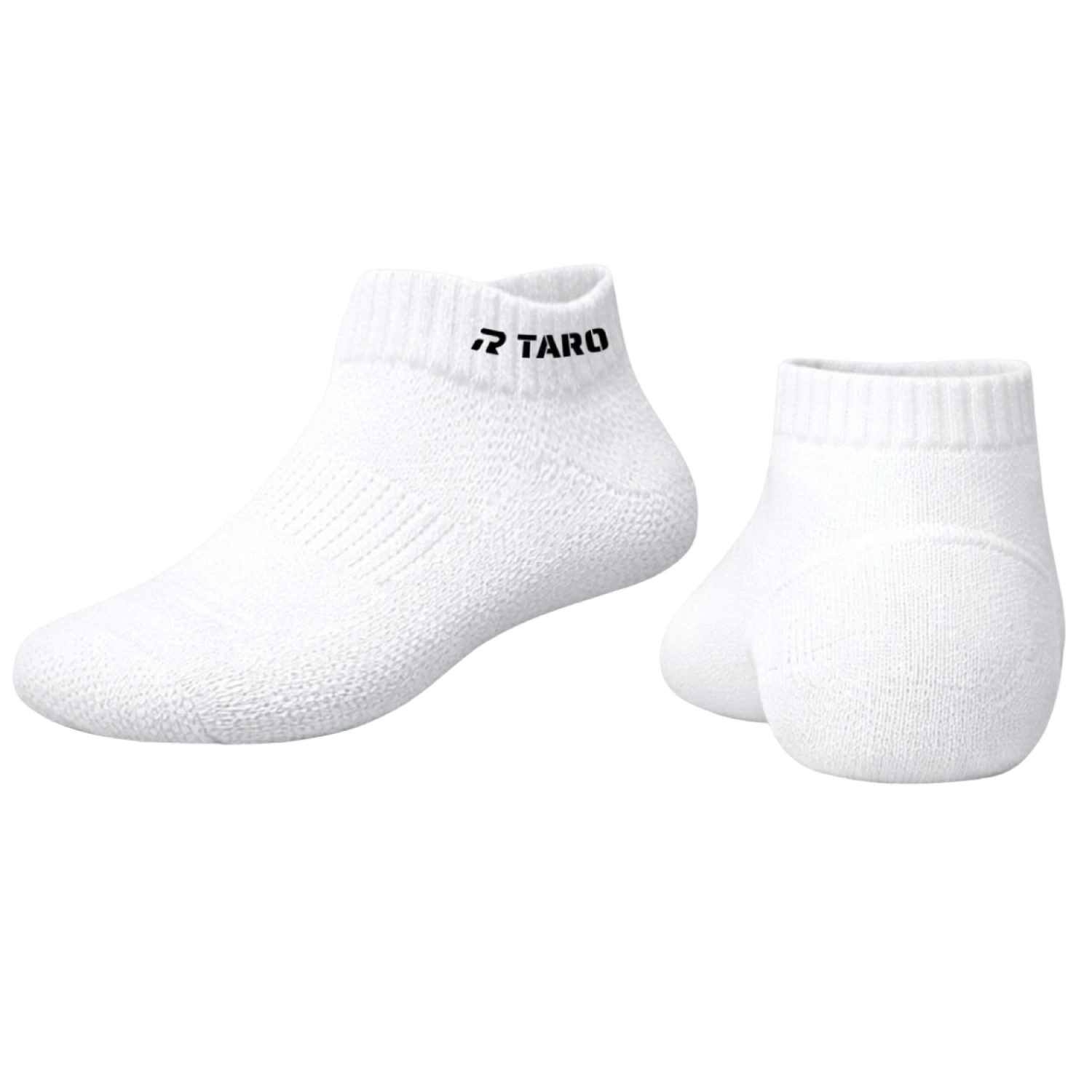 Vớ cầu lông Taro Basic TTR01-2601 Ngắn - Trắng
