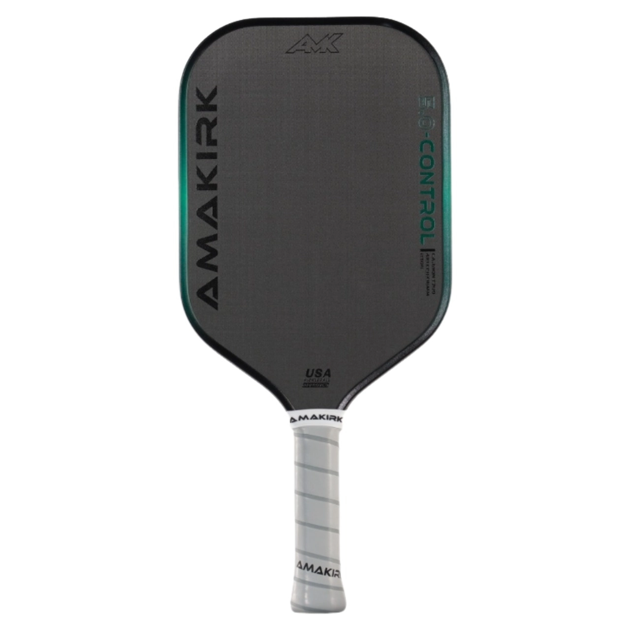 Vợt Pickleball Amakirk 5.0 Control 16mm - Đen xanh bích