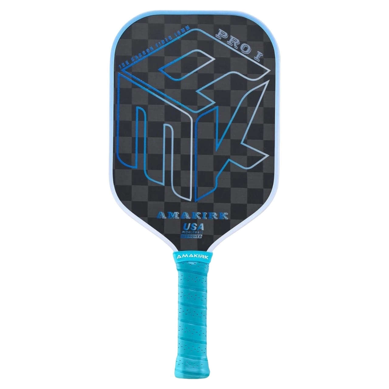 Vợt Pickleball Amakirk PRO 1 - 18K2D -16mm - Xanh dương