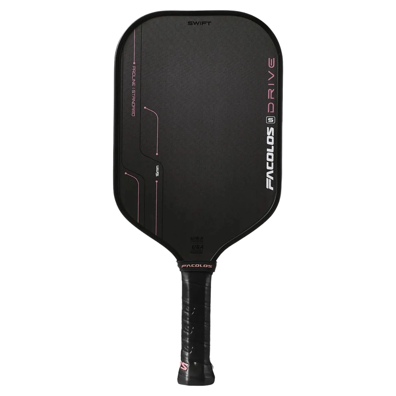 Vợt Pickleball Facolos Drive Swift 16mm - Dusty Pink