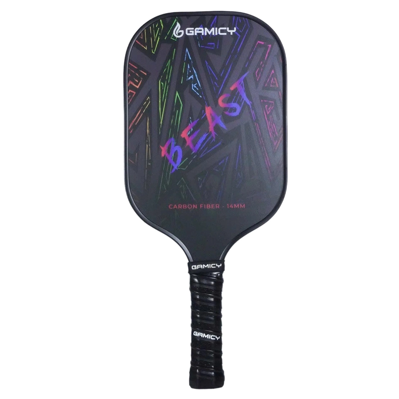 Vợt Pickleball Gamicy Beast T300 14mm - Đen