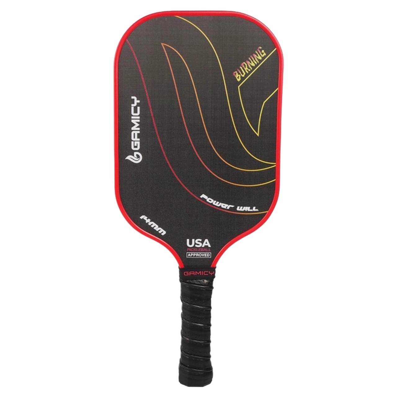 Vợt Pickleball Gamicy Burning T300 14mm - Đỏ