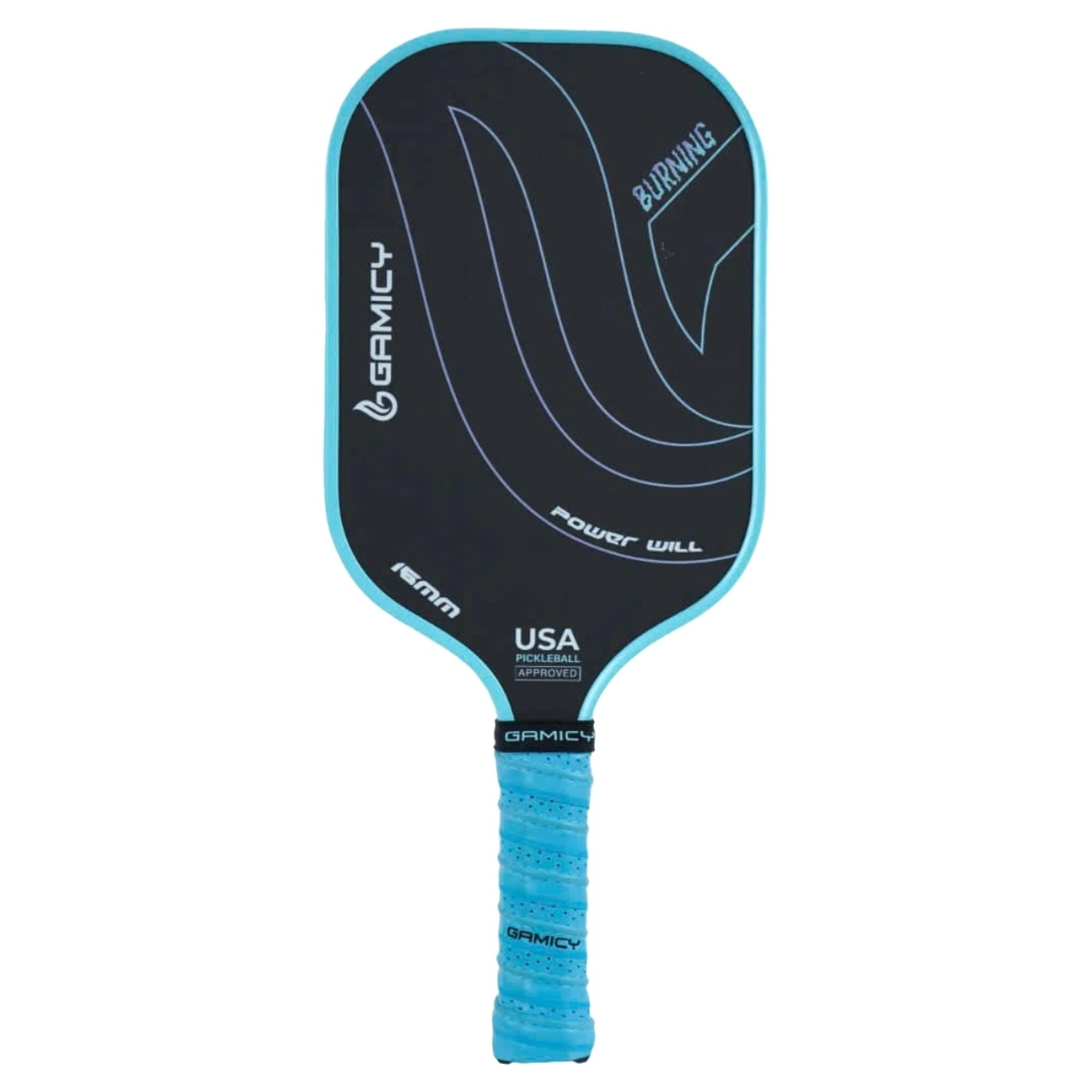 Vợt Pickleball Gamicy Burning T700 16mm - Xanh ngọc