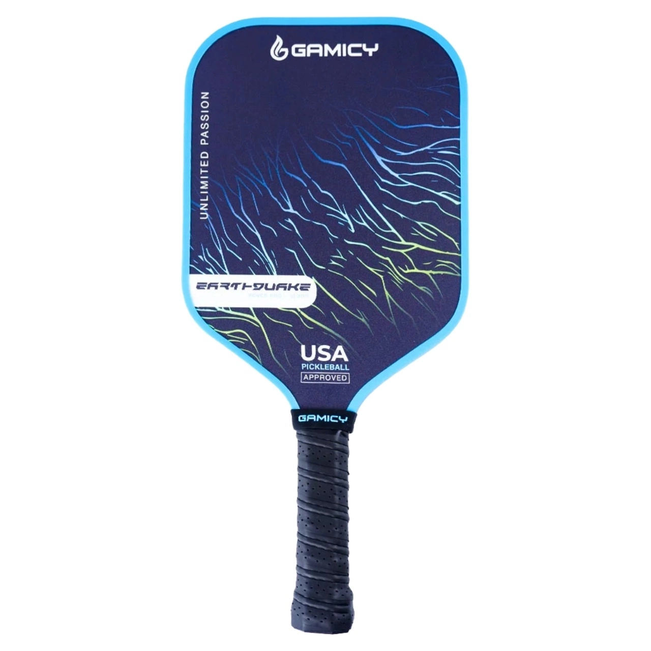 Vợt Pickleball Gamicy Earthquake 10mm - Xanh da