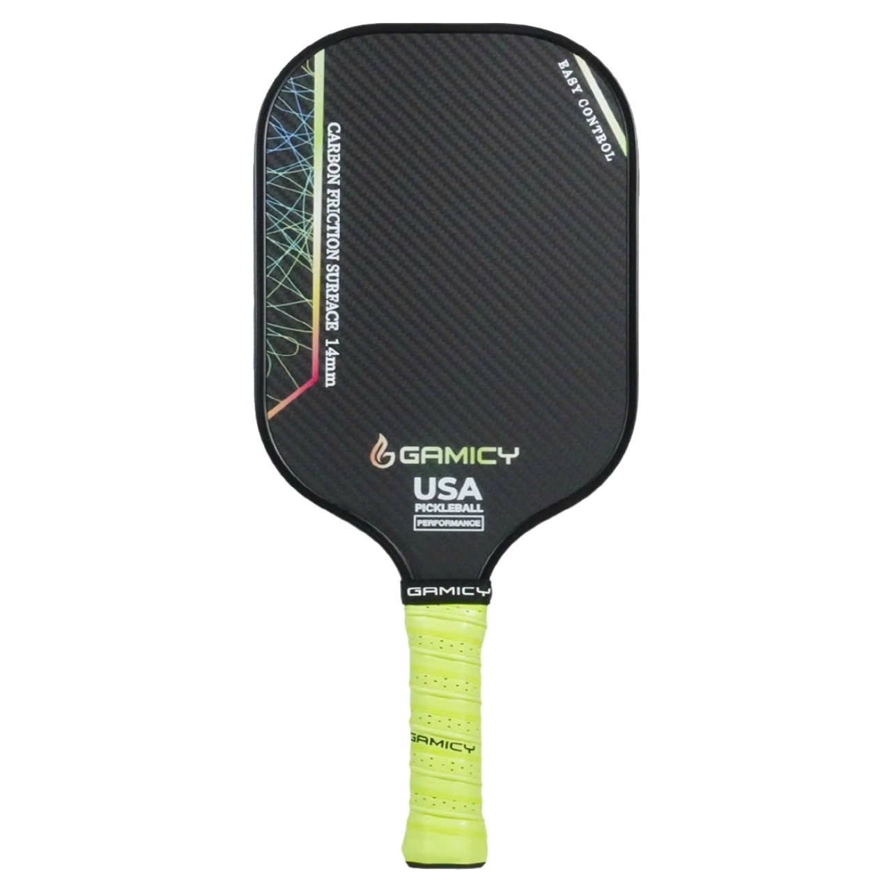 Vợt Pickleball Gamicy Moment T700 3K 14mm - Xanh chuối