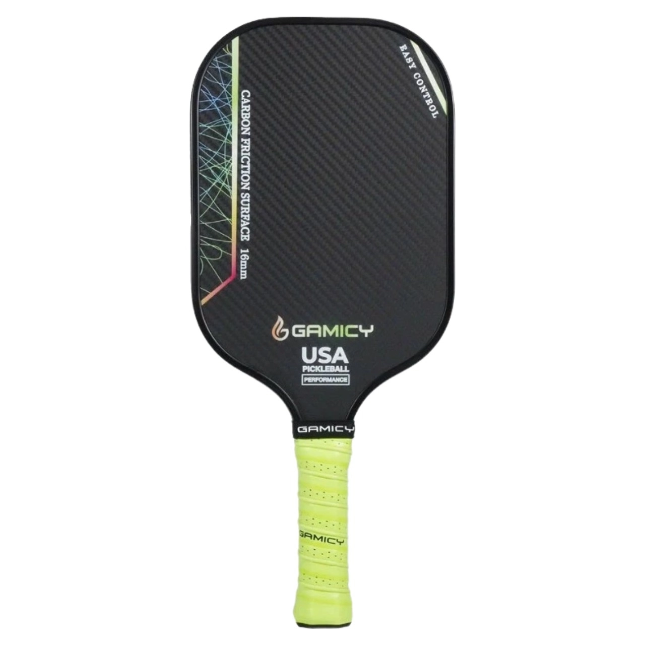 Vợt Pickleball Gamicy Moment T700 3K 16mm - Xanh chuối