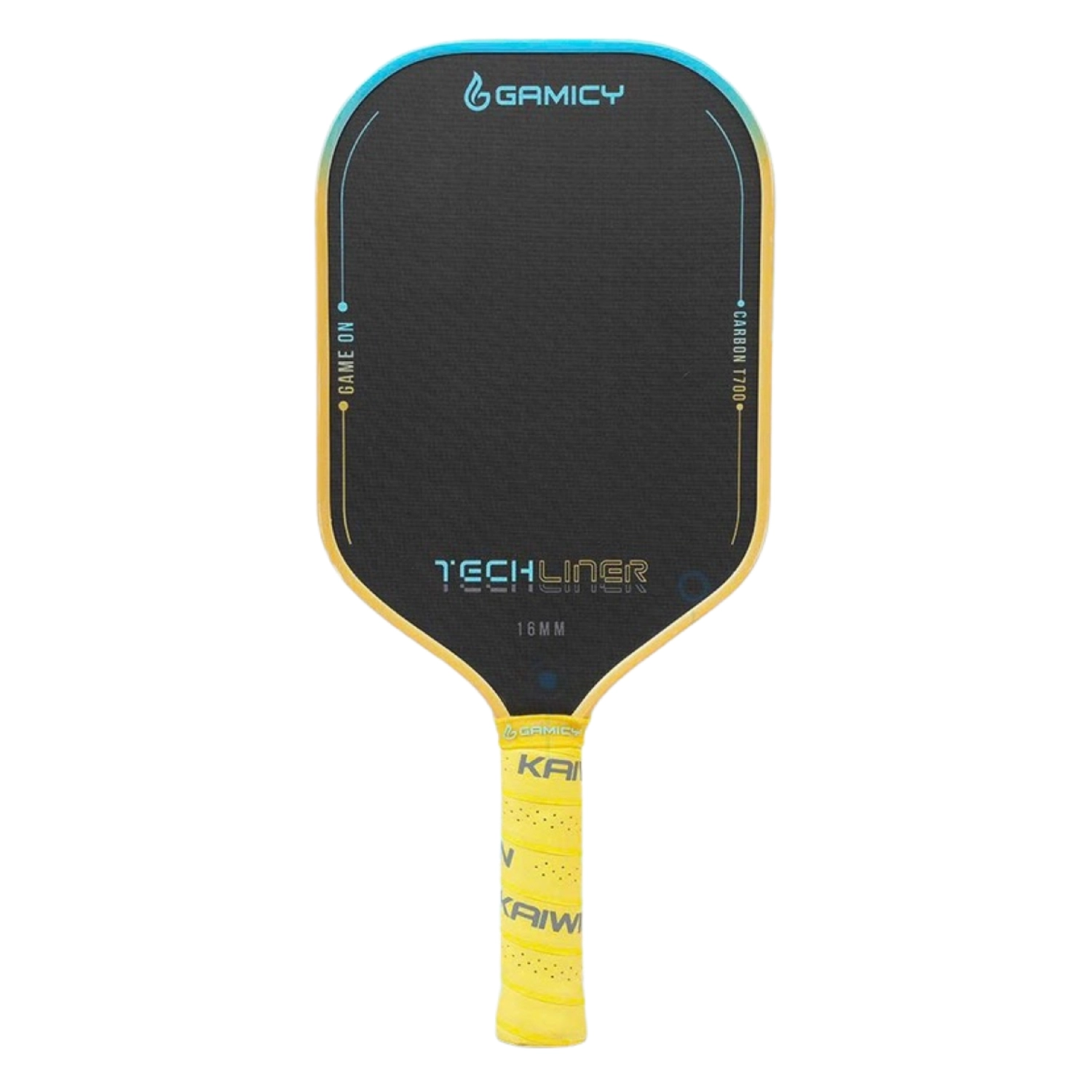 Vợt Pickleball Gamicy Techliner 16mm phiên bản màu vàng
