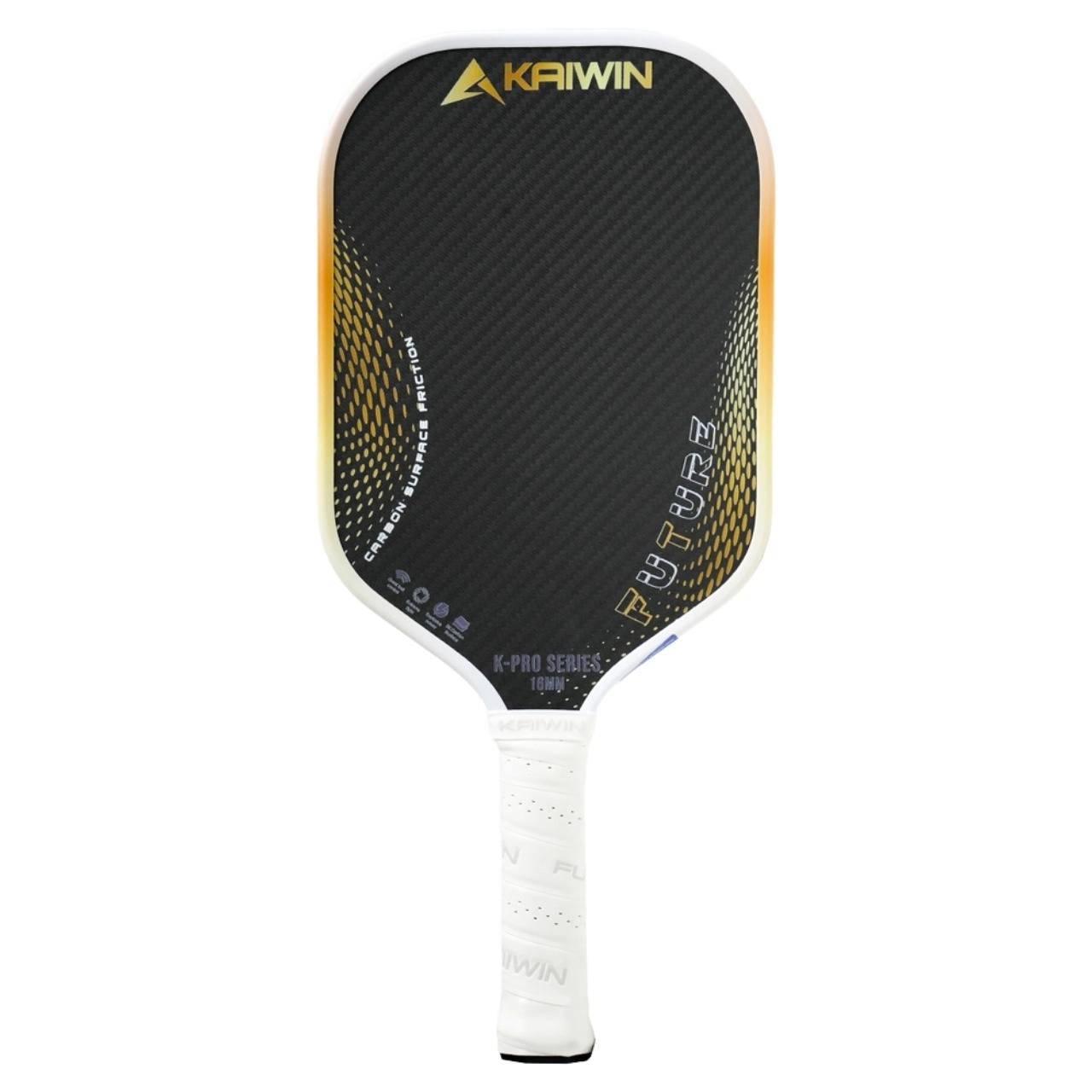Vợt Pickleball Kaiwin Future 3K 16mm - Trắng gold