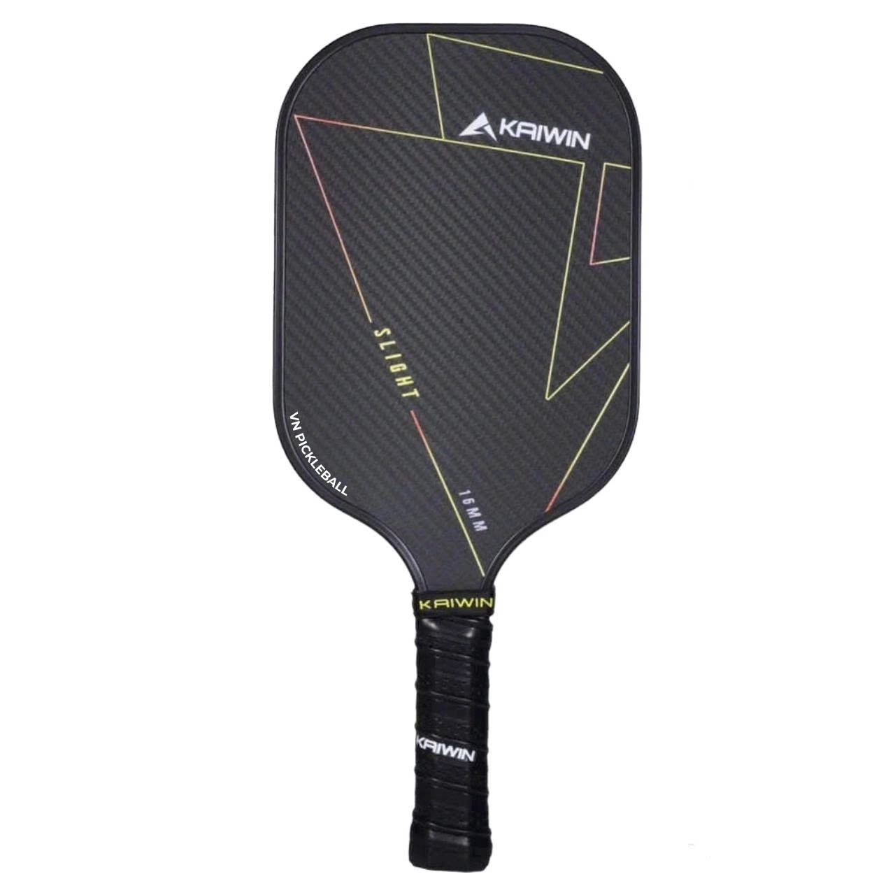 Vợt Pickleball Kaiwin Slight T1000 3K 16mm - Đen