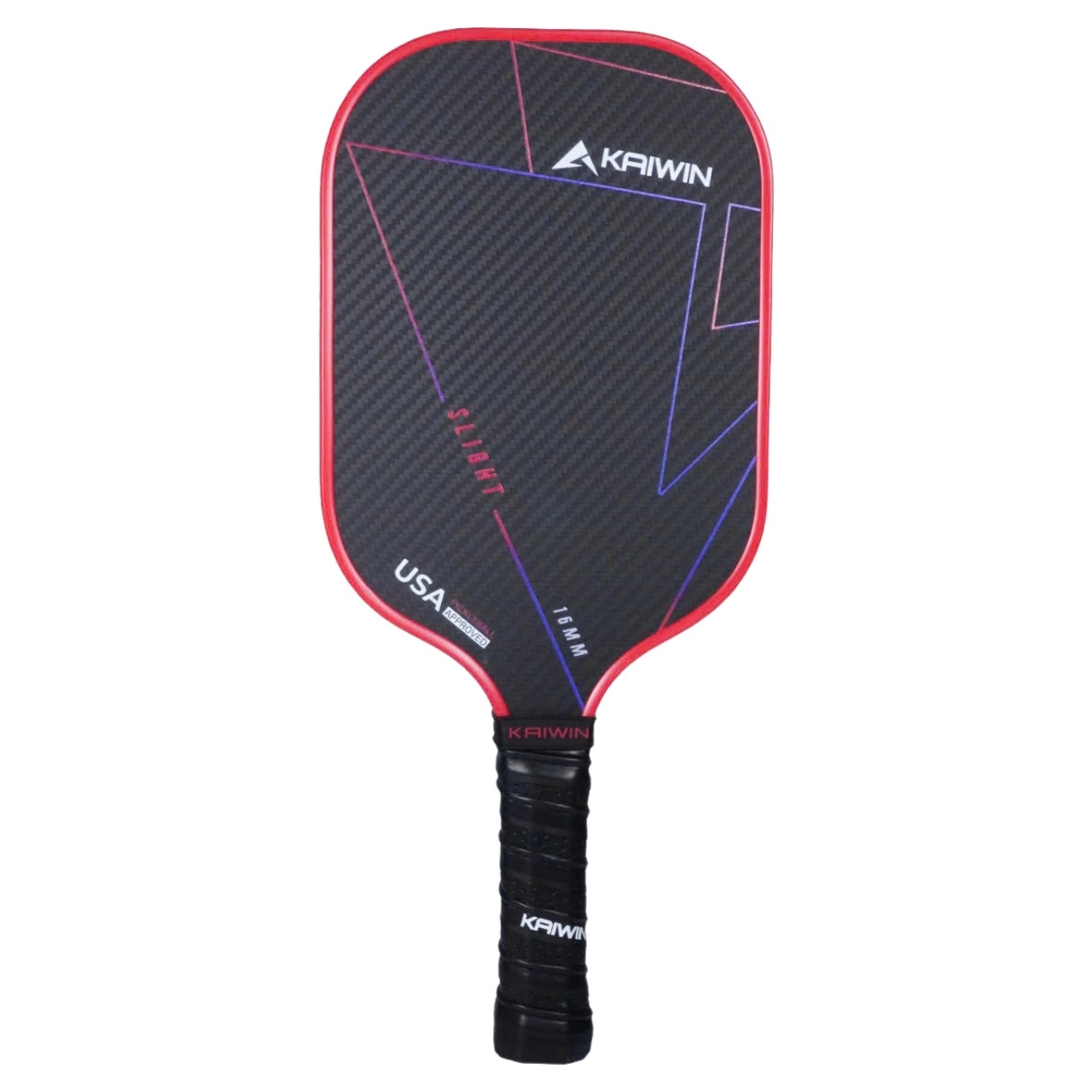 Vợt Pickleball Kaiwin Slight T1000 3K 16mm - Đỏ