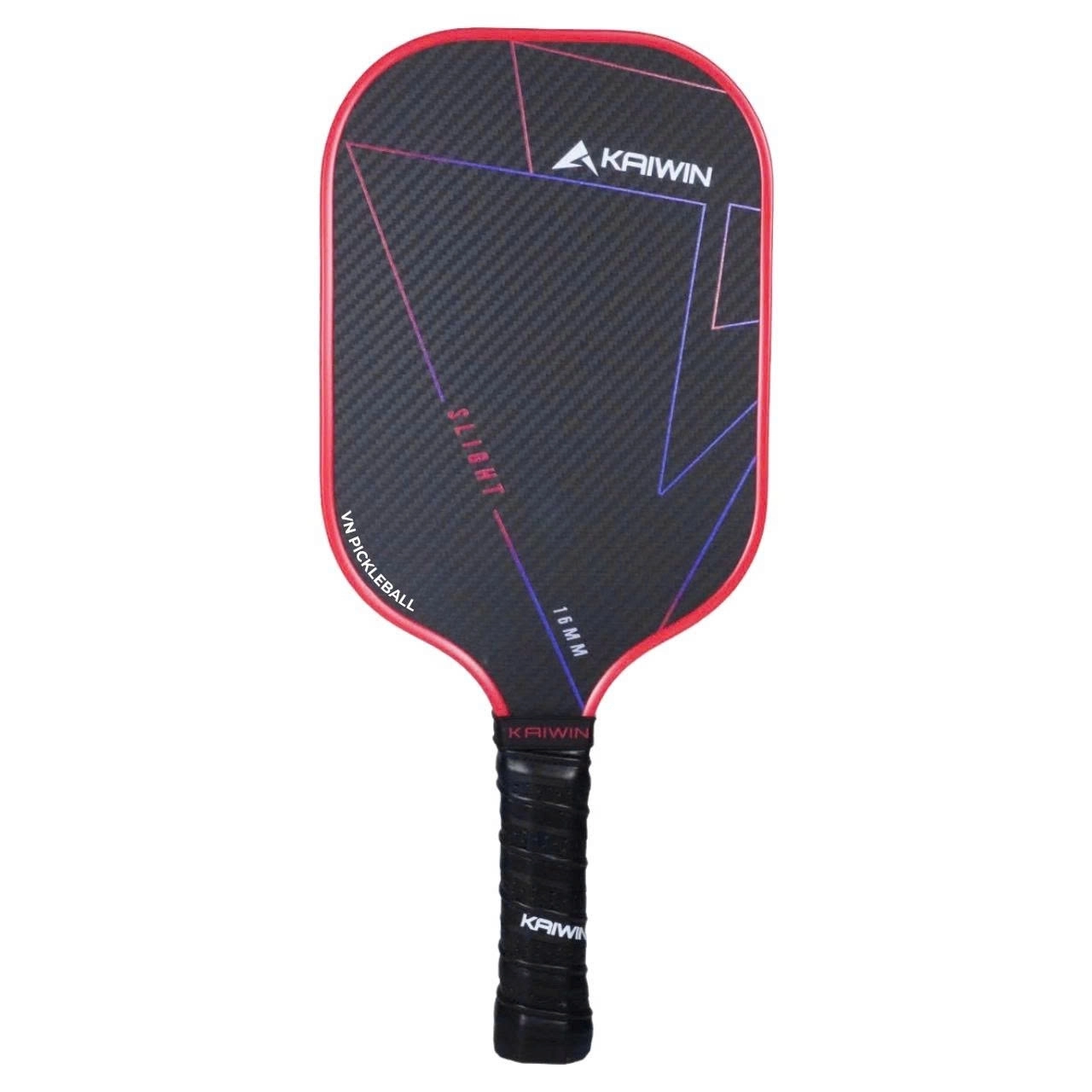 Vợt Pickleball Kaiwin Slight T1000 3K 16mm - Đỏ
