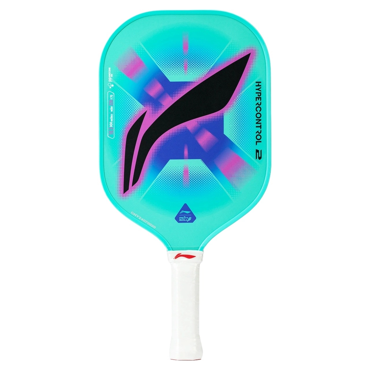 Vợt Pickleball Lining Hypercontrol 2 10.5mm - Xanh ngọc (ACPV037-10)